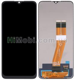 Дисплей (LCD) Samsung A035/ F Galaxy A03 з сенсором чорний сервісний 160.5*72mm