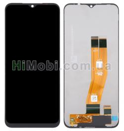 Дисплей (LCD) Samsung A145 Galaxy A14 4G з сенсором чорний сервісний