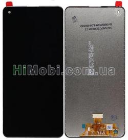 Дисплей (LCD) Samsung A217 A21s (2020) з сенсором чорний сервісний GH82-22988A