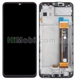 Дисплей (LCD) Samsung A236 Galaxy A23 5G з сенсором чорний + рамка
