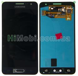 Дисплей (LCD) Samsung A300 F Galaxy A3/ A300/ A300H (2015) OLED з сенсором чорний