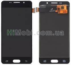 Дисплей (LCD) Samsung A510 Galaxy A5 (2016) OLED з сенсором чорний