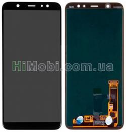 Дисплей (LCD) Samsung A605 Galaxy A6 Plus (2018) TFT з сенсором чорний