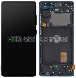 Дисплей (LCD) Samsung G780 Galaxy S20FE з сенсором чорний + рамка сервісний GH82-21219A
