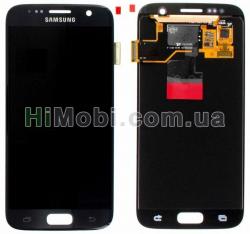 Дисплей (LCD) Samsung G930 F Galaxy S7/ G930 FD OLED з сенсором чорний