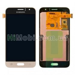 Дисплей (LCD) Samsung J120 Galaxy J1 (2016) TFT з сенсором золотий