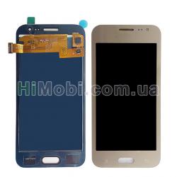 Дисплей (LCD) Samsung J200 Galaxy J2/ J200H TFT з сенсором золотий