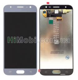 Дисплей (LCD) Samsung J330 Galaxy J3 (2017) з сенсором срібло сервісний GH96-10992A