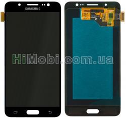 Дисплей (LCD) Samsung J510 Galaxy J5 (2016) з сенсором чорний сервісний GH97-19466B