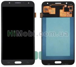 Дисплей (LCD) Samsung J701 J7 Neo з сенсором чорний сервісний GH97-20904A