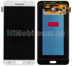 Дисплей (LCD) Samsung J710 F/ J710H Galaxy J7 2016 TFT з сенсором білий