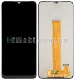 Дисплей (LCD) Samsung M127 Galaxy M12 з сенсором чорний сервісний
