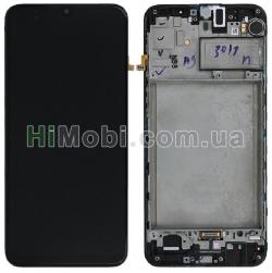 Дисплей (LCD) Samsung M315 Galaxy M31 з сенсором чорний + рамка сервісний GH82-22405A