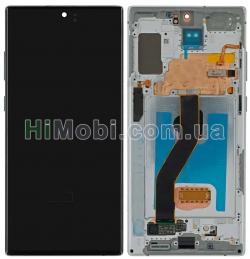 Дисплей (LCD) Samsung N975 Galaxy Note 10 Plus з сенсором бiлий + рамка сервісний GH82-20818C