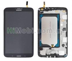 Дисплей (LCD) Samsung T310 Galaxy Tab 3 8.0" (Wi-Fi) з сенсором чорний + рамка оригінал PRC