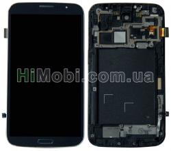 Дисплей (LCD) Samsung i9200 Galaxy Mega 6.3 / i9205 з сенсором синiй + рамка