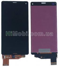 Дисплей (LCD) Sony D5803/ D5833 Xperia Z3 Compact з сенсором чорний