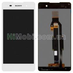 Дисплей (LCD) Sony F3311 Xperia E5 з сенсором білий