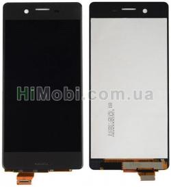 Дисплей (LCD) Sony F5121 Xperia X/ F5122/ F8131/ F8132 з сенсором чорний оригінал PRC