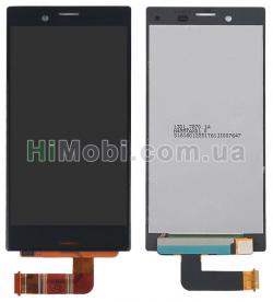 Дисплей (LCD) Sony F5321 Xperia X Compact з сенсором чорний оригінал PRC