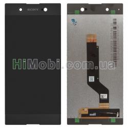 Дисплей (LCD) Sony G3212 Xperia XA1 Ultra Dual/ G3221/ G3223 з сенсором чорний оригінал PRC