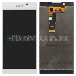 Дисплей (LCD) Sony G3311 Xperia L1/ G3312/ G3313 Xperia з сенсором бiлий оригінал PRC