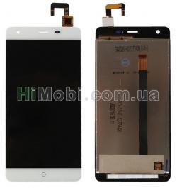 Дисплей (LCD) Ulefone Power 2 з сенсором білий