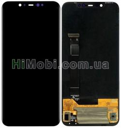 Дисплей (LCD) Xiaomi Mi8 Pro з сенсором чорний оригінал PRC