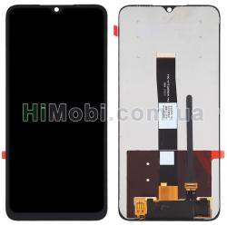 Дисплей (LCD) Xiaomi Redmi 9a/ Redmi 9c з сенсором чорний сервісний + рамка