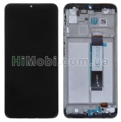 Дисплей (LCD) Xiaomi Redmi 9T/ Redmi 9 Power/ Poco M3 з сенсором чорний + рамка оригінал PRC
