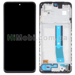 Дисплей (LCD) Xiaomi Redmi Note 11 (Global version) з сенсором чорний + рамка OLED