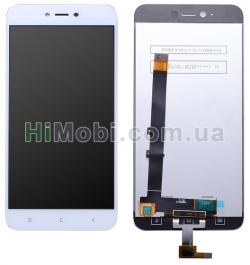 Дисплей (LCD) Xiaomi Redmi Note 5A/ Redmi Y1 Lite 2/ 16 GB з сенсором білий