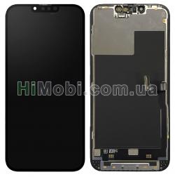 Дисплей (LCD) iPhone 13 Pro з сенсором чорний оригінал (переклеєний)