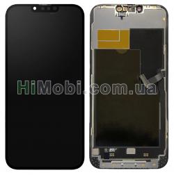 Дисплей (LCD) iPhone 13 Pro Max з сенсором чорний оригінал (переклеєний)