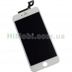 Дисплей (LCD) iPhone 6S Plus з сенсором білий оригінал (переклеєний)