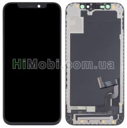 Дисплей (LCD) iPhone 12 mini з сенсором чорний (переклеєний)