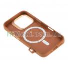 Накладка MagSafe Kajsa Briquette Collection Rhombus iPhone 16 Pro Max Brown
