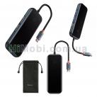 USB HUB Baseus AcmeJoy 7в1 Type-C/ HDMI+PD+2USB 3.0+USB 2.0+SD+TF Gray