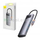 USB HUB Baseus Starjoy 4в1 Type-C/ 4USB 3.0 Gray