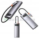 USB HUB Baseus Starjoy 6в1 Type-C/ HDMI+PD+3USB 3.0+RJ45 Gray