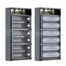 Корпус Multi-powerbank Q6 під акумулятори 21700 до 6шт 100W чорний