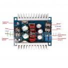 Знижувальний перетворювач (DC-DC) з регулюванням напруги від 6-40V до 1.2-35V 20A 300W